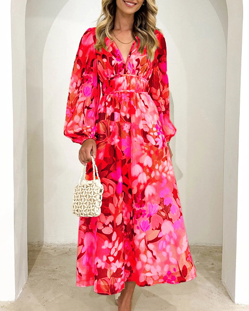 Georgina™ - Flowing Bohemian Maxi Dress