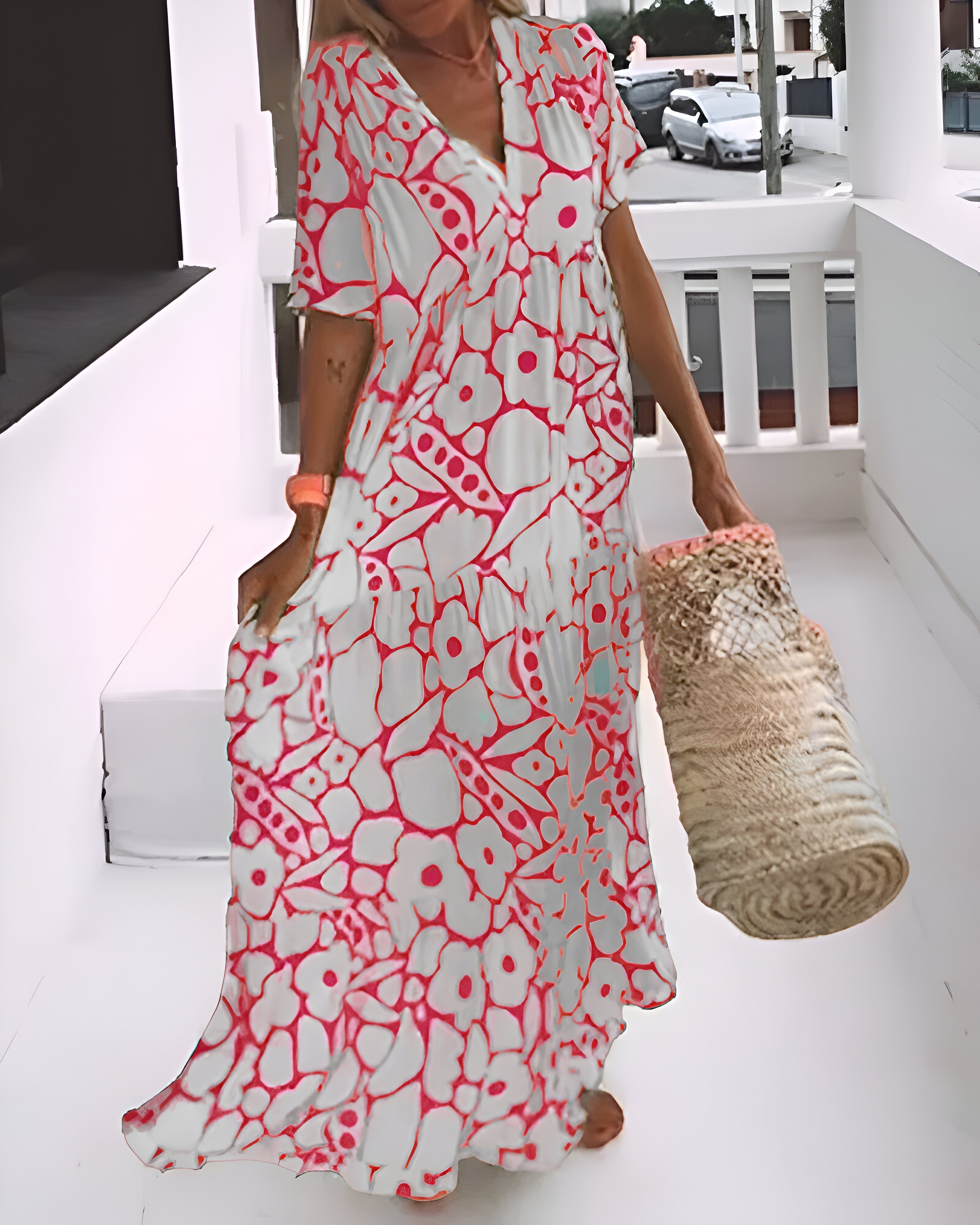 Helena™ - Printed Maxi Dress