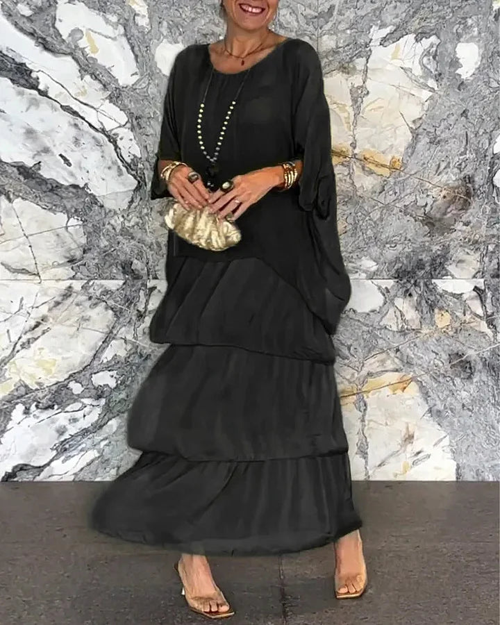 Abigail™ - Elegant Ruffled Dress