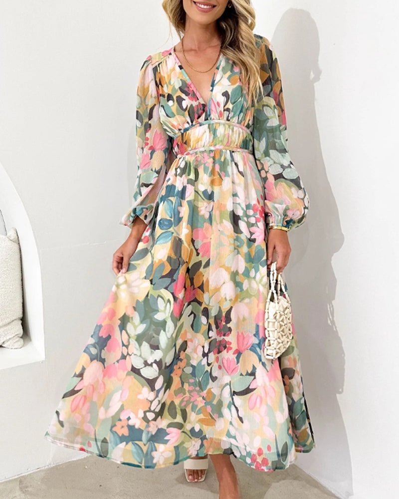 Georgina™ - Flowing Bohemian Maxi Dress