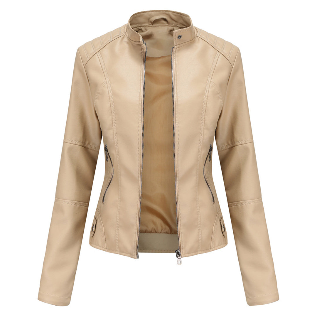 Cindy™ - Elegant Leather Jacket