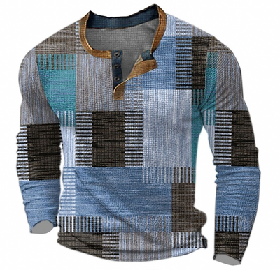 Noa™ - Stylish Shirt with Geometric Pattern