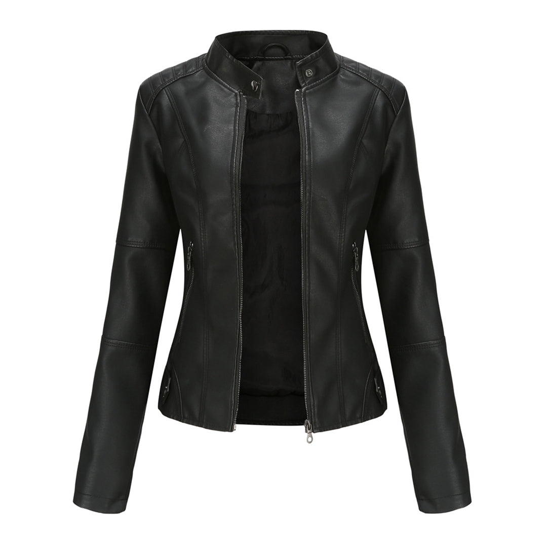 Cindy™ - Elegant Leather Jacket
