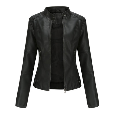 Cindy™ - Elegant Leather Jacket