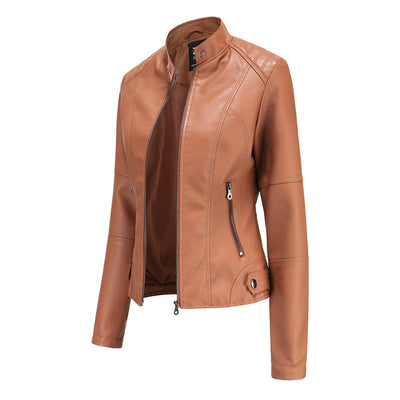 Cindy™ - Elegant Leather Jacket