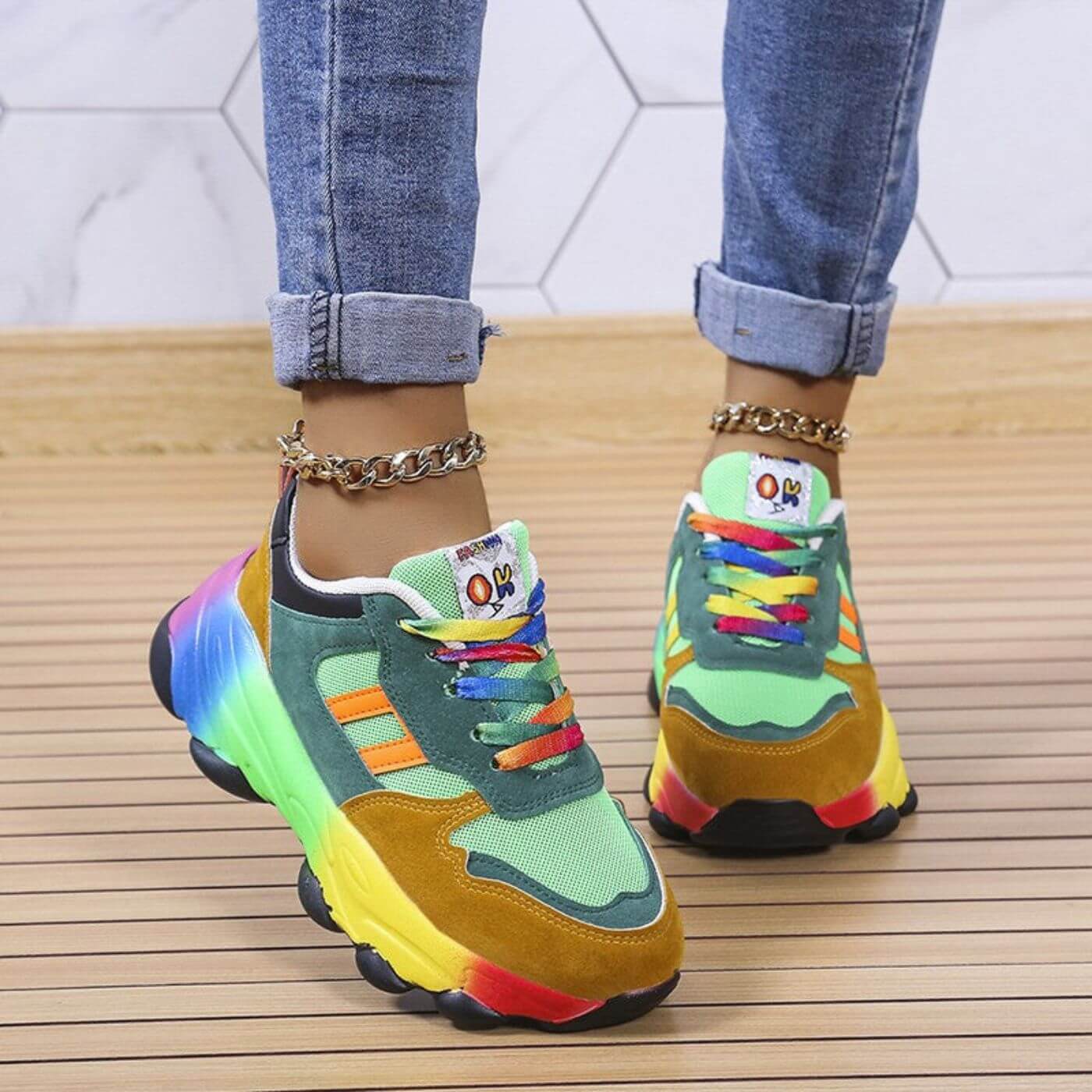 Indigo™ - Colorful Orthopedic Sneakers