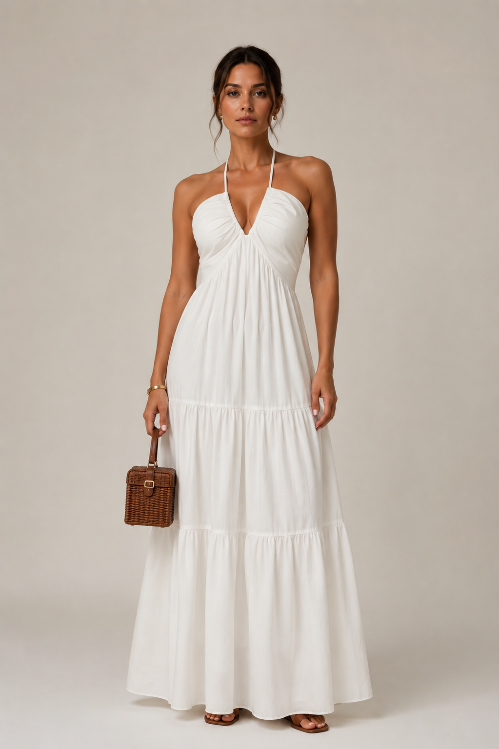 VESKA | Halter Maxi Dress
