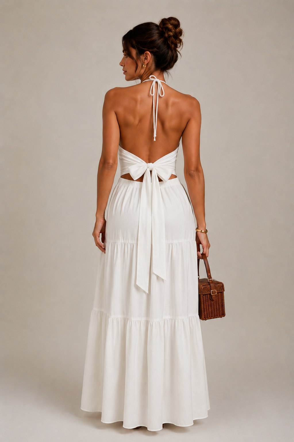 VESKA | Halter Maxi Dress