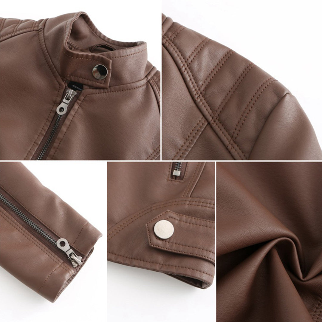 Cindy™ - Elegant Leather Jacket
