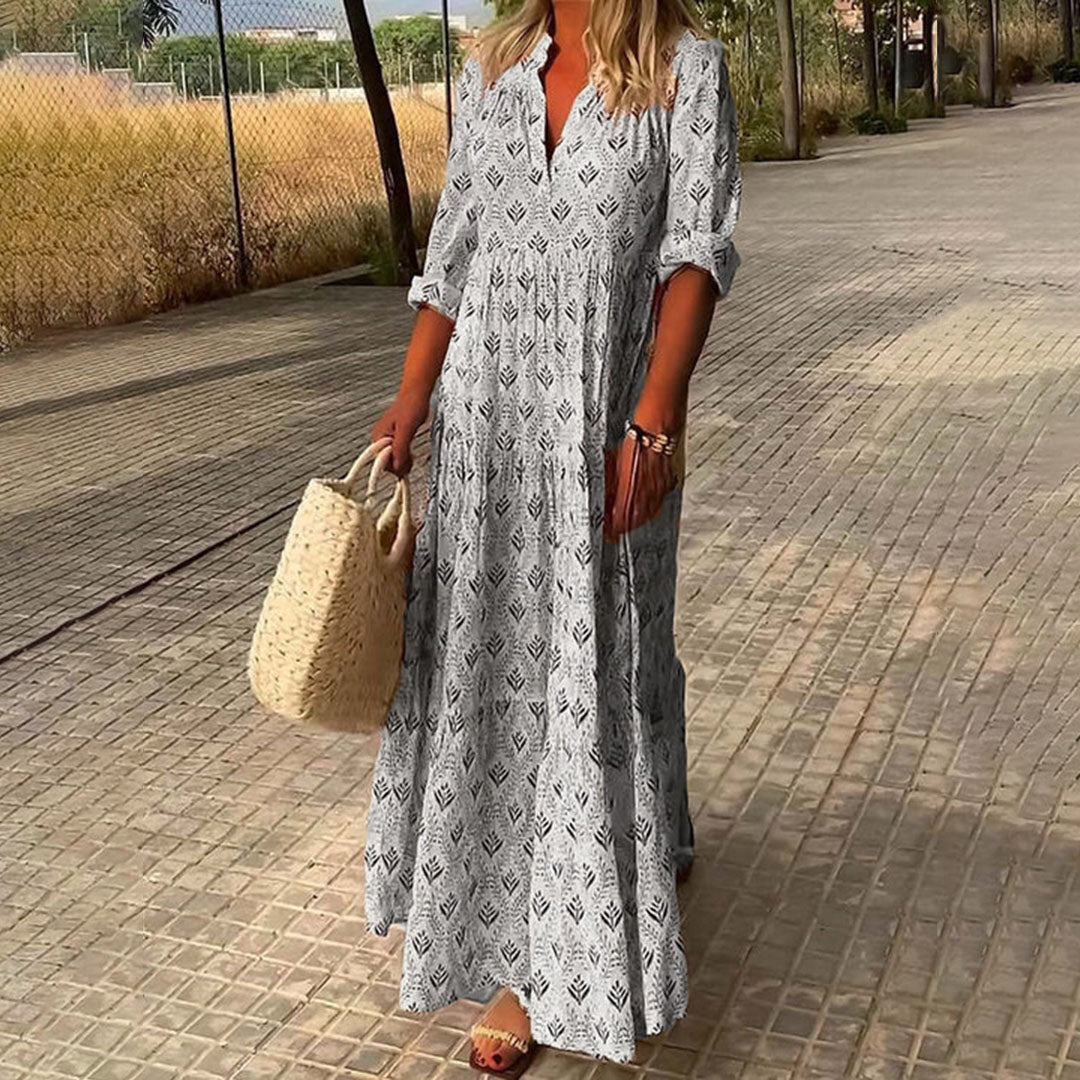Charlotte™ - Long Sleeves Boho Dress