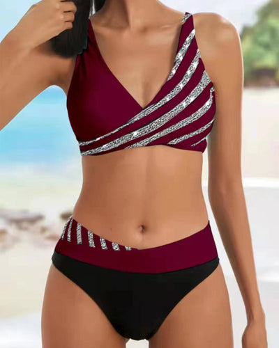 Martha™ - Chic Bikini with Print