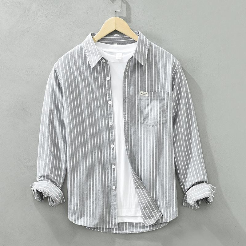 Victor™ - Chic Striped Shirt