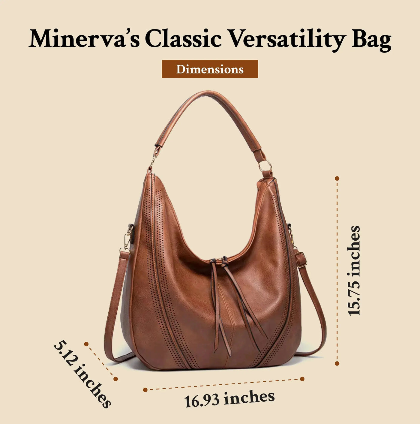 Minerva’s Classic Versatility | Vintage Leather Bag