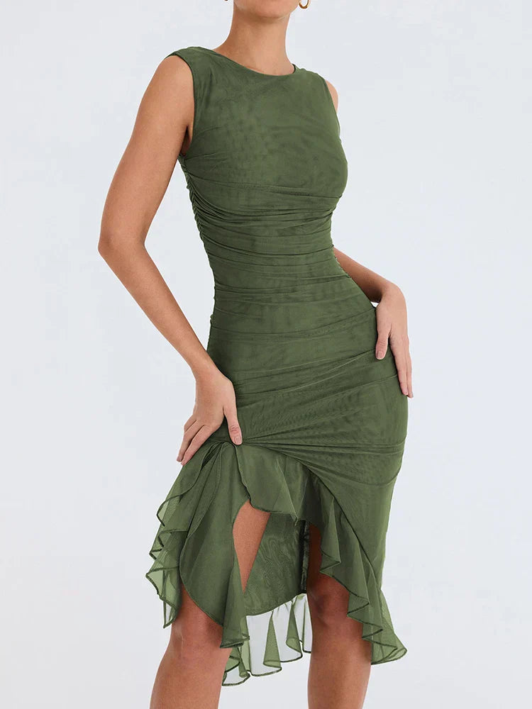 Esmée™  - Elegant Midi Dress