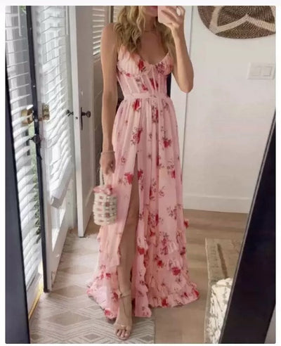 Julia™ - Maxi Floral Dress with Slit