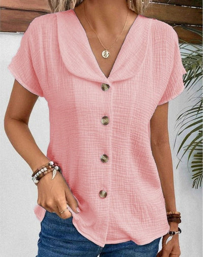 Karina™ - Button-up Tops With Collar