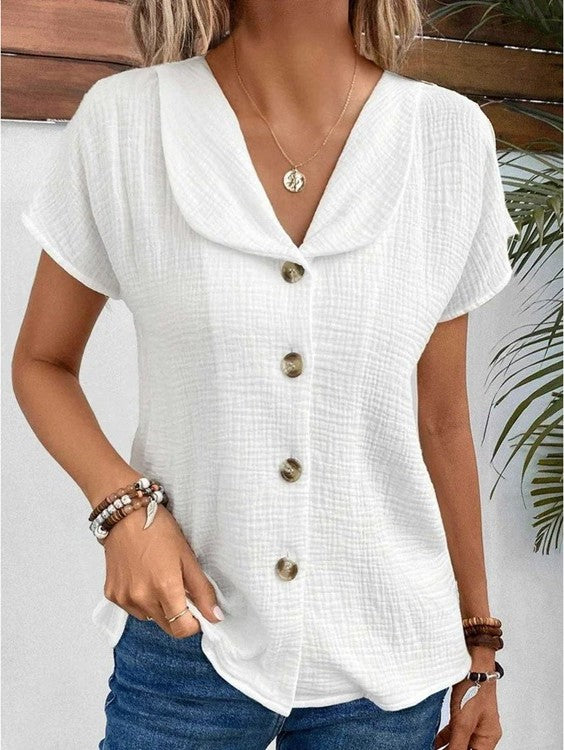 Karina™ - Button-up Tops With Collar