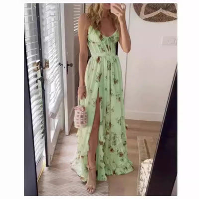 Julia™ - Maxi Floral Dress with Slit