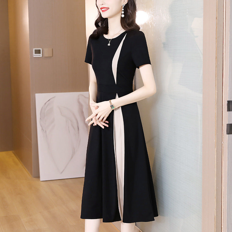 Isadora™ - Monochrome Midi Dress