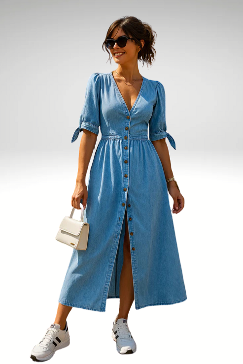 Bethany™ - Elegant Denim Dress