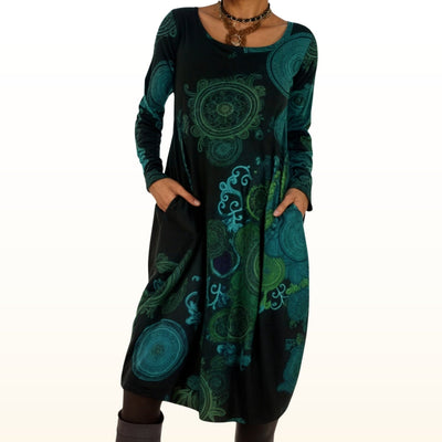 Thea™ - Elegant Long Sleeve Dress