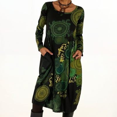 Thea™ - Elegant Long Sleeve Dress