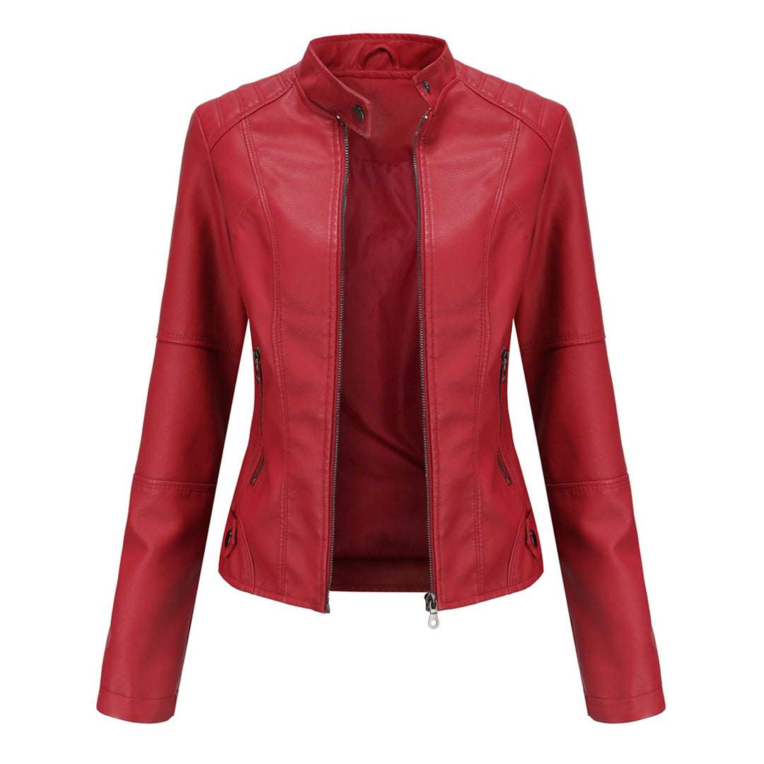 Cindy™ - Elegant Leather Jacket