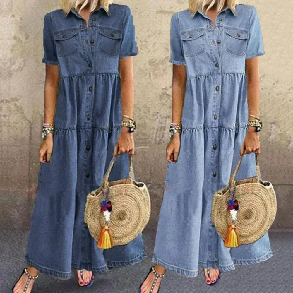 Sophie™ - Soft Denim Dress