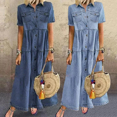 Sophie™ - Soft Denim Dress