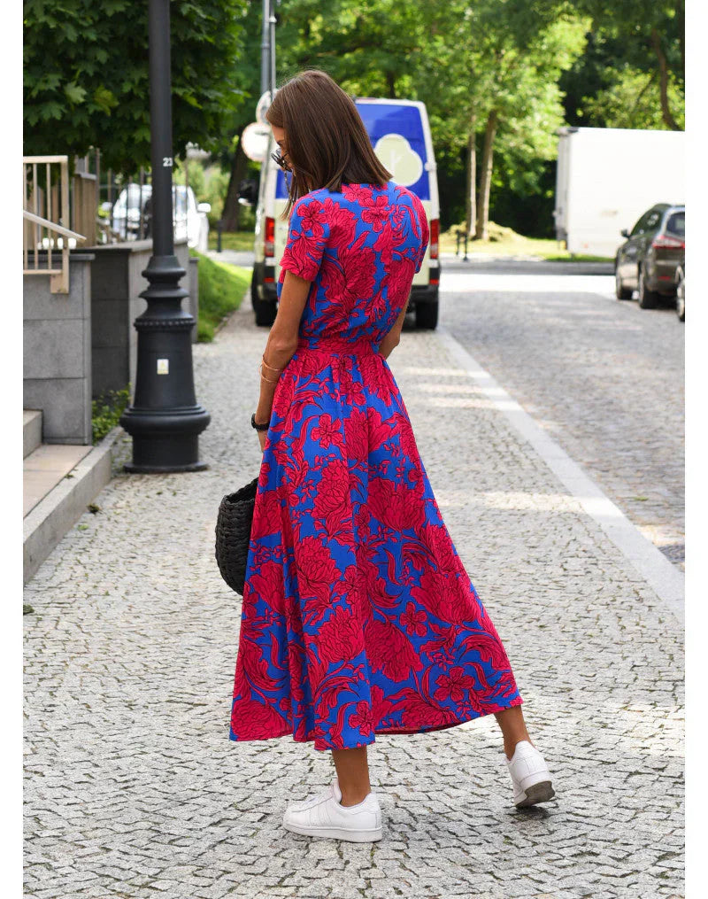 Rebecca™ - Vibrant Wrap Dress