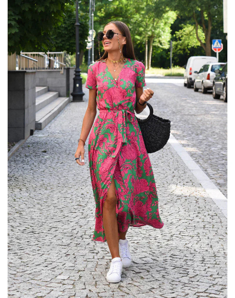 Rebecca™ - Vibrant Wrap Dress
