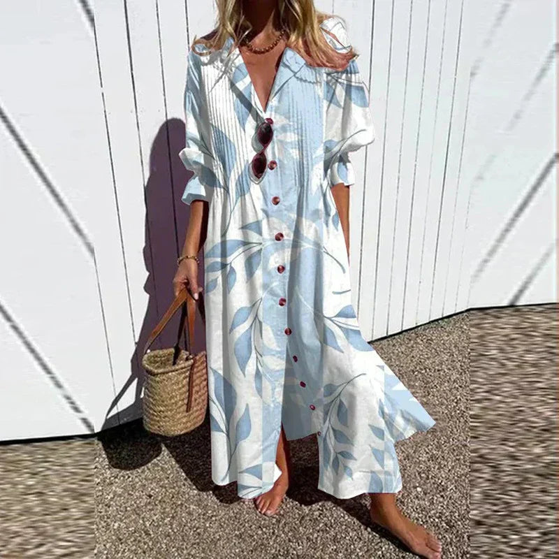 Eleanor™ - Boho Printed Maxi Dress