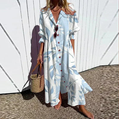 Eleanor™ - Boho Printed Maxi Dress