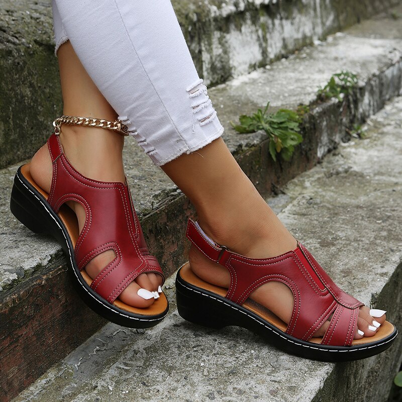 Emilia™ - Orthopedic Wedge Sandals