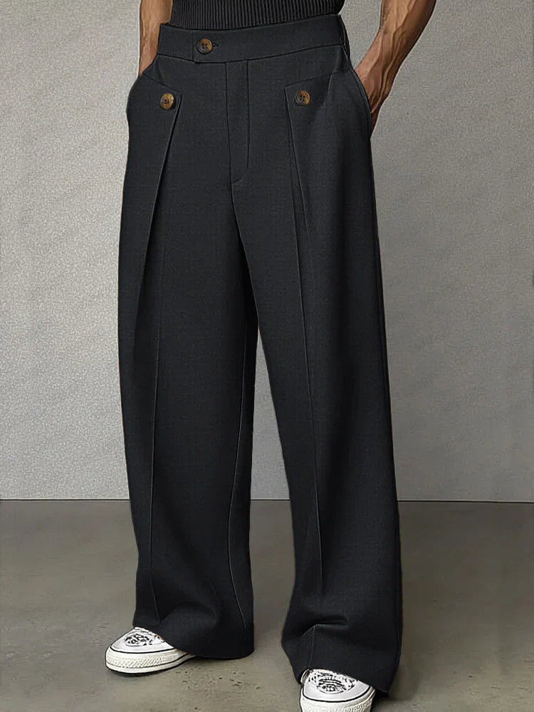 DUCHÊNE BORDEAUX | PANTALON HABILLÉ À PINCES