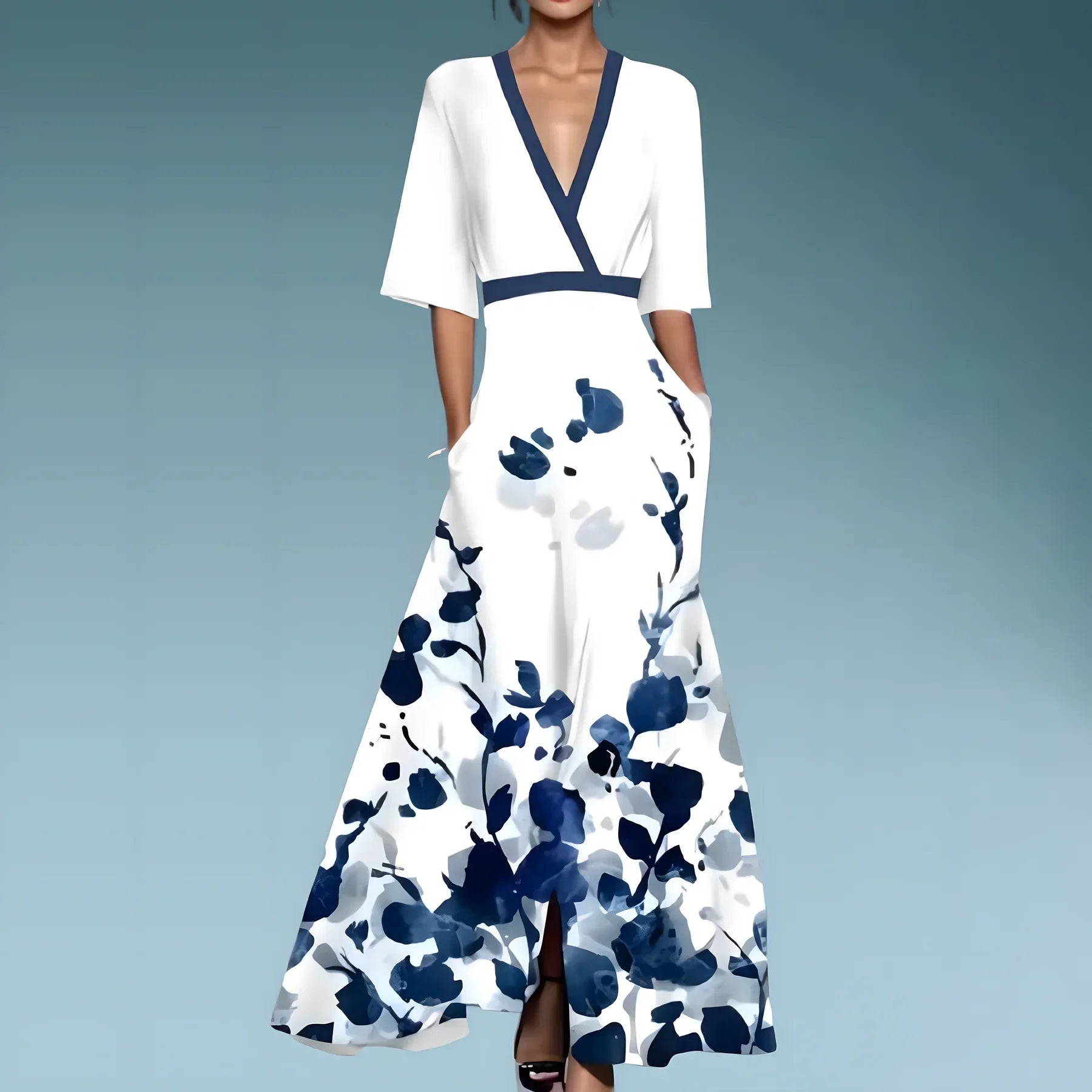 Hannah™ - Elegant Dress with Sleeves