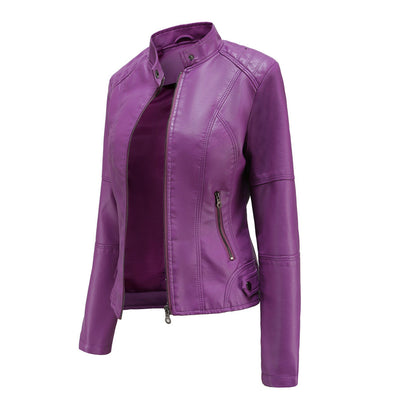 Cindy™ - Elegant Leather Jacket