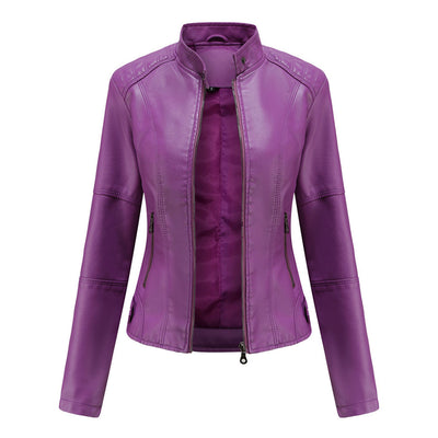 Cindy™ - Elegant Leather Jacket