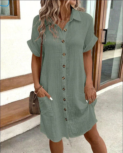 Gracie™ - Stylish Shirt Dress