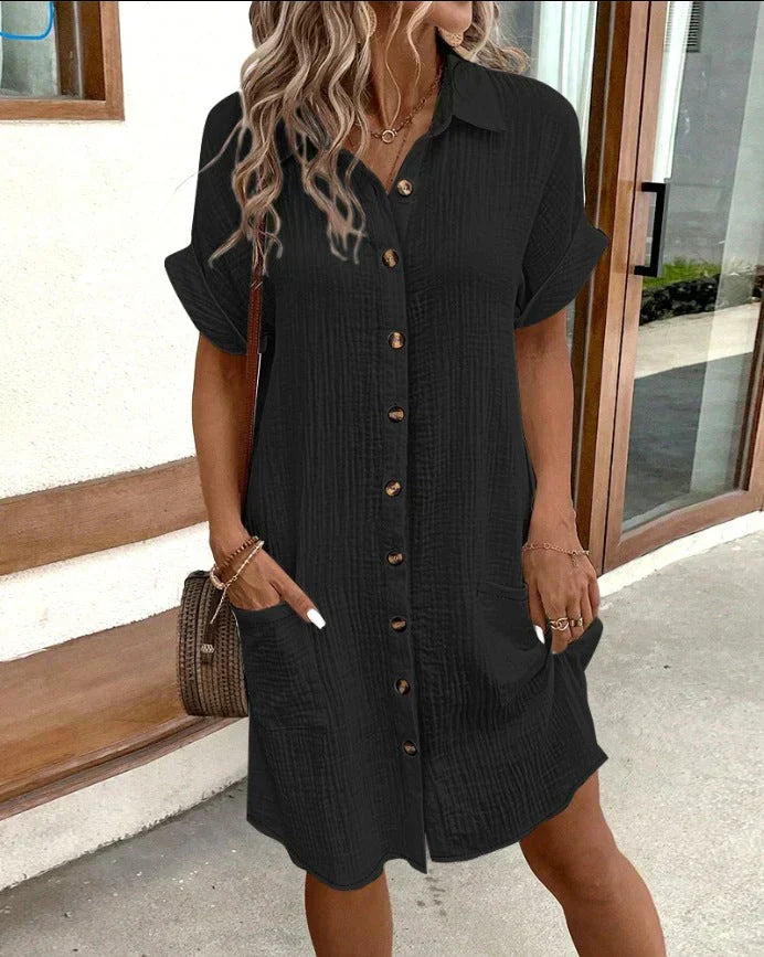 Gracie™ - Stylish Shirt Dress