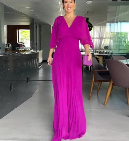 Patrice™ - Refined Pleated Dress