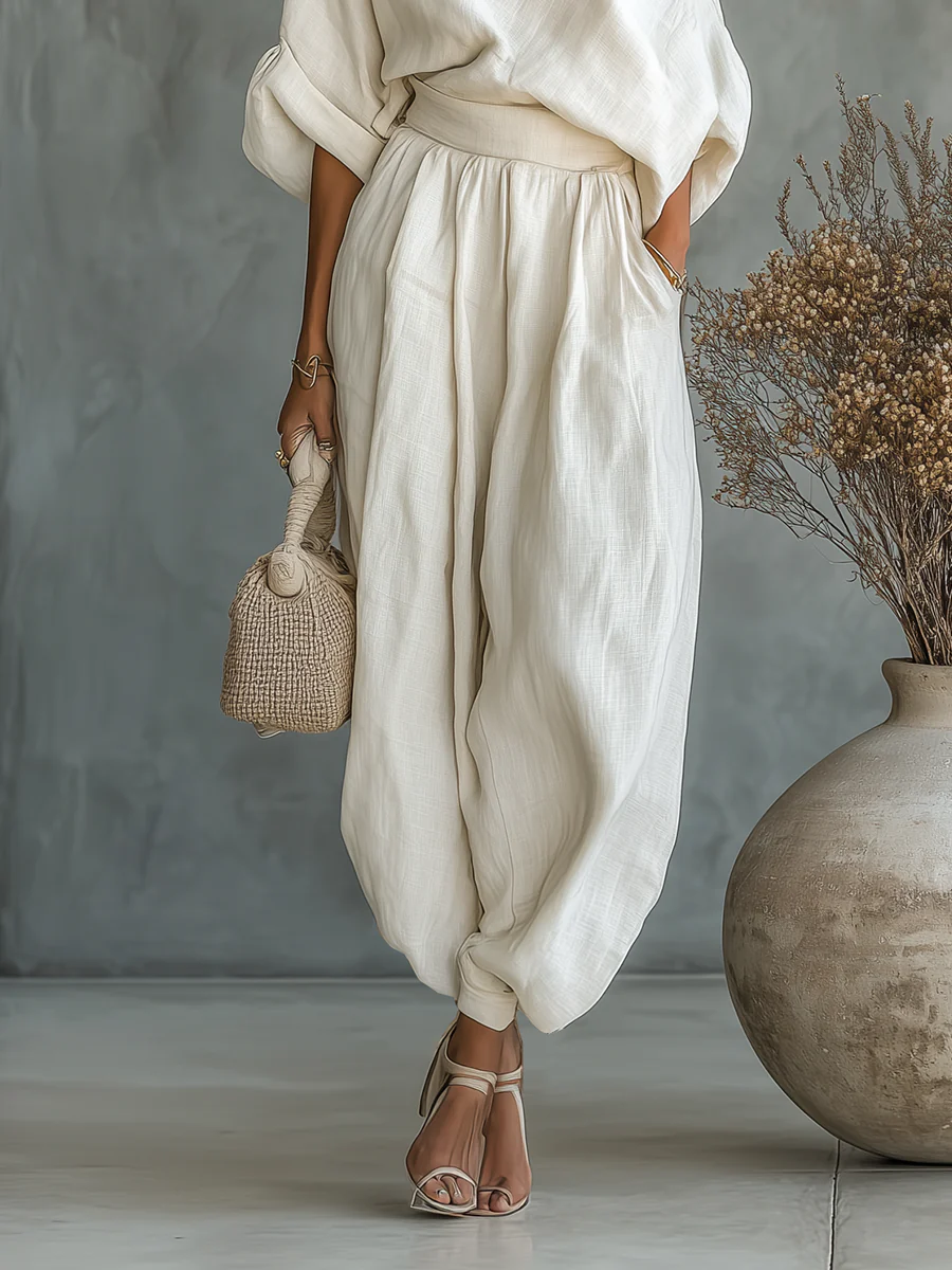 Helena · Tapered Top & Pants Set