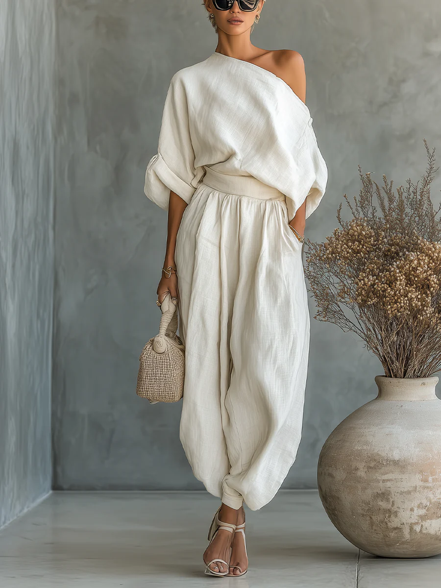 Helena · Tapered Top & Pants Set