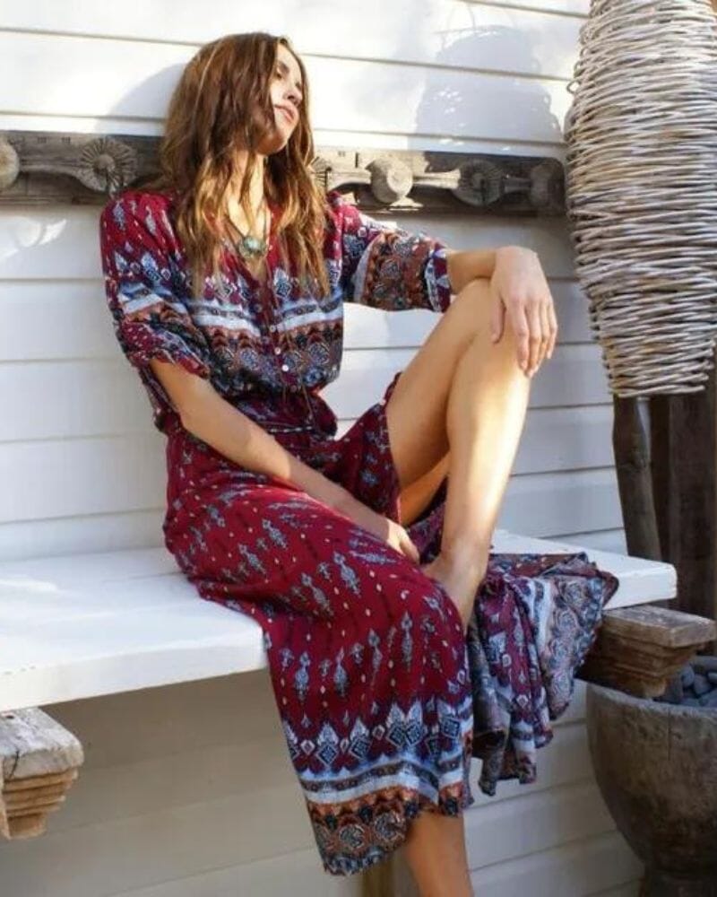 Mariana™ - Boho Chic Floral Dress