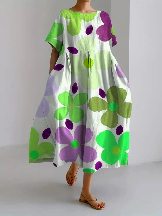 Colette™ - Midi Floral Dress