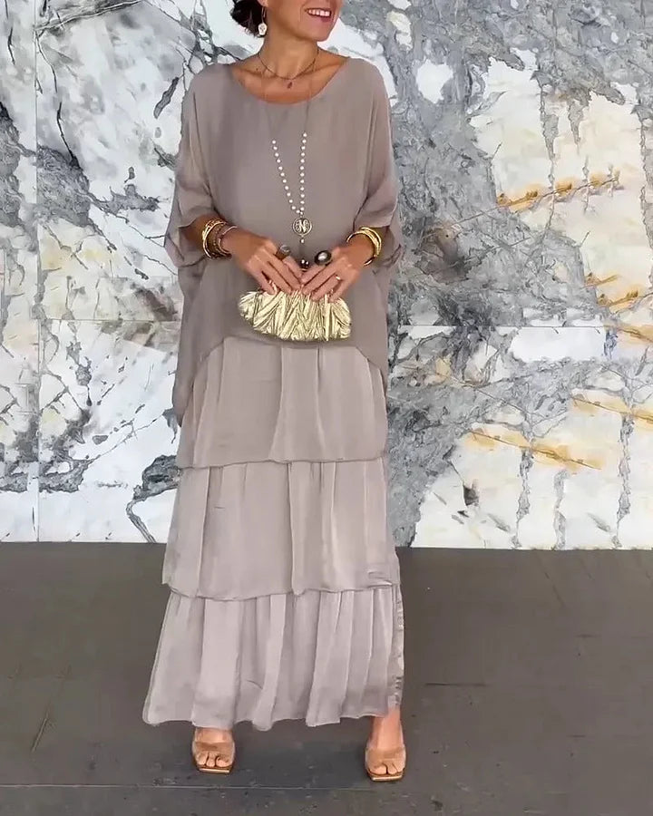 Abigail™ - Elegant Ruffled Dress