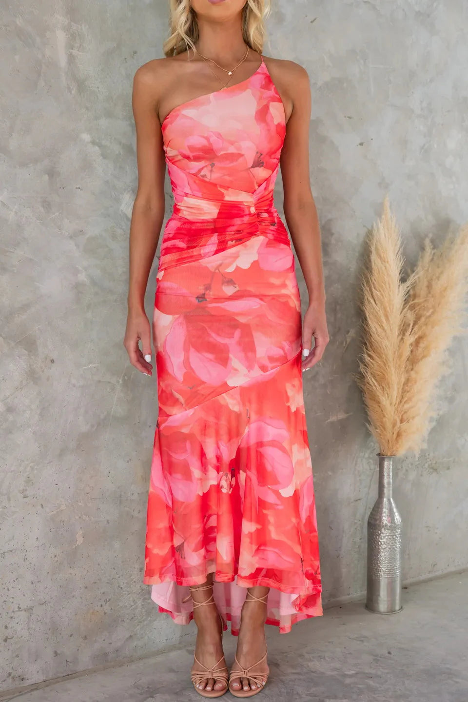 Hadley™ - Light and Elegant Midi Dress with Floral Print
