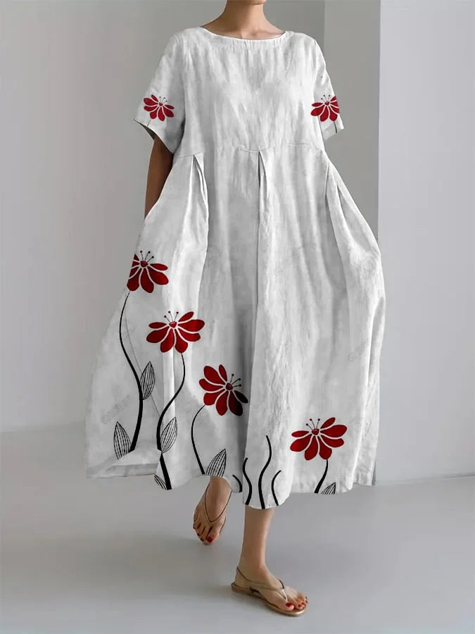 Jodie™ - Elegant Long Floral Dress