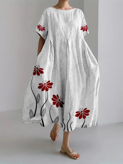 Jodie™ - Elegant Long Floral Dress