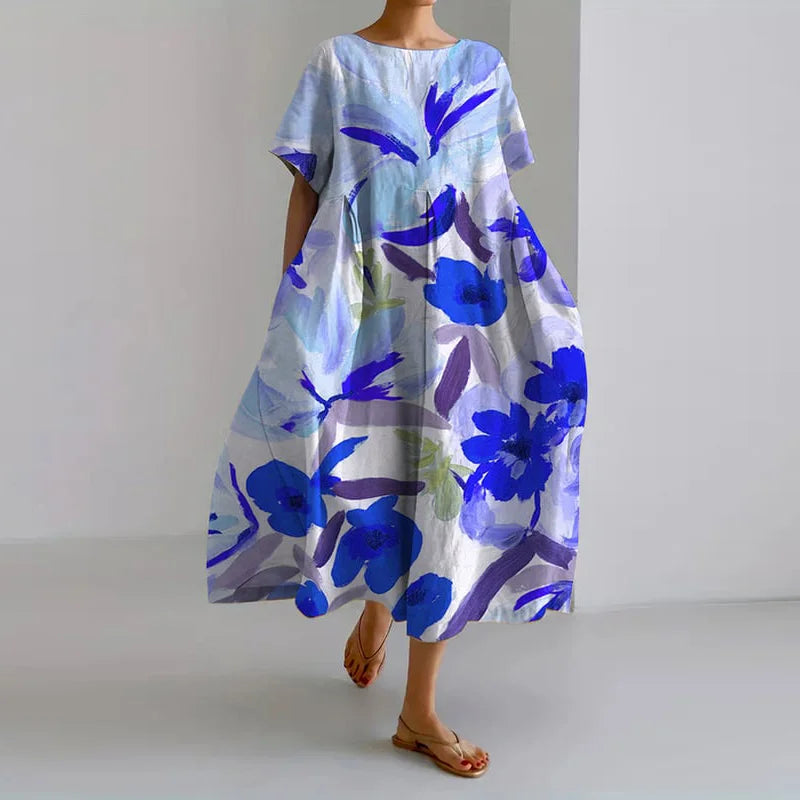 Bianca™ - Flattering Summer Floral Dress